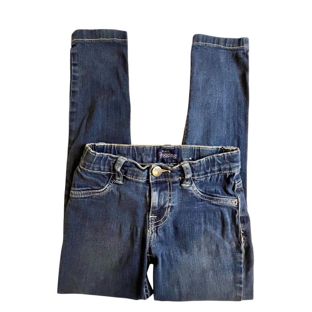 Children's Dark Blue Stretch Denim Jeans - Place